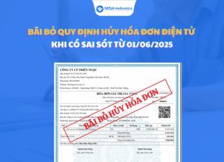Không được hủy hóa đơn điện tử khi có sai sót từ 01/06/2025 hủy hóa đơn điện tử