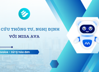 MISA meInvoice Xử lý hóa đơn – Tra cứu thông tư, nghị định với trợ lý số MISA AVA