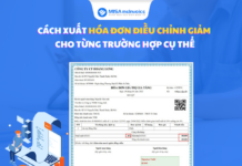 Cách xuất và hạch toán hóa đơn điều chỉnh giảm CHI TIẾT hóa đơn điều chỉnh giảm