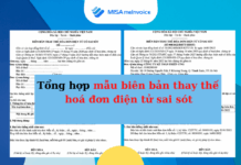 Mẫu biên bản thay thế hóa đơn điện tử có sai sót theo Thông tư 91/2026/TT-BTC