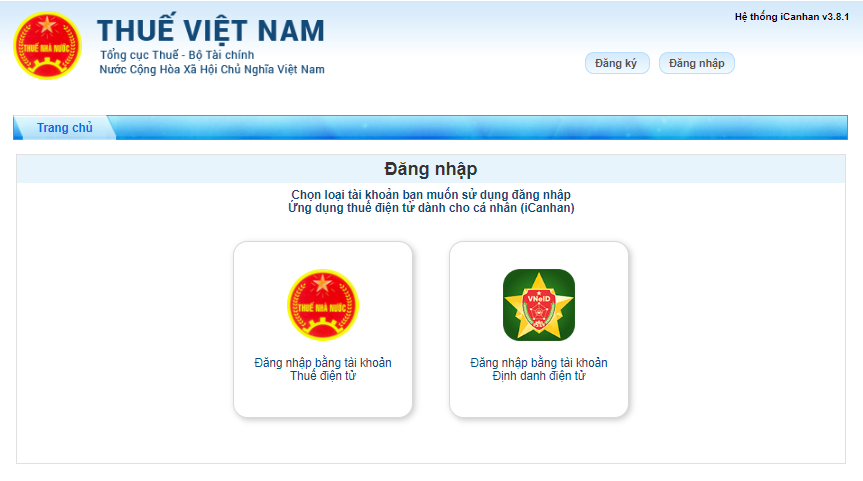 đăng nhập