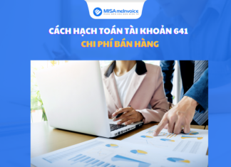 Cách hạch toán tài khoản 641 – Chi phí bán hàng tài khoản 641