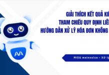 (MISA meInvoice – Xử lý hóa đơn) Giải thích kết quả kiểm tra, tham chiếu quy định liên quan và hướng dẫn xử lý hóa đơn không hợp lệ với MISA AVA