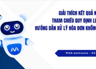 (MISA meInvoice – Xử lý hóa đơn) Giải thích kết quả kiểm tra, tham chiếu quy định liên quan và hướng dẫn xử lý hóa đơn không hợp lệ với MISA AVA