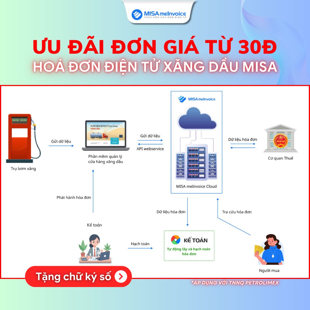 báo giá hóa đơn xăng dầu