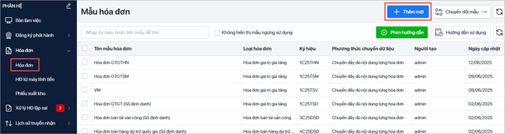 xuất hóa đơn khách hàng cá nhân