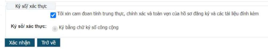 Ký số xác thực