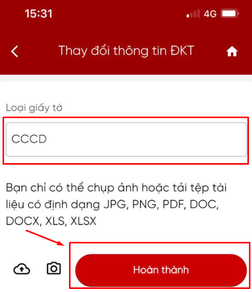 đính kèm hồ sơ