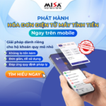 Giải pháp hóa đơn điện tử từ máy tính tiền phát hành trên mobile