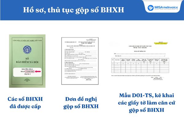 Hồ sơ, thủ tục gộp sổ BHXH