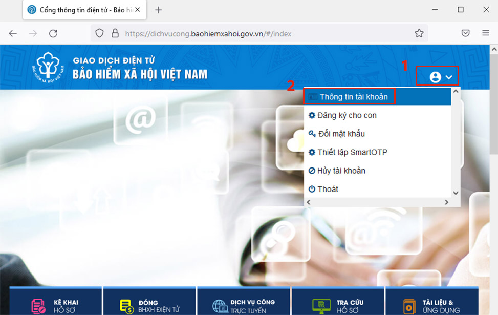 cập nhật cccd cho bảo hiểm xã hội