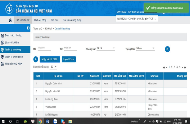 Hướng dẫn Doanh nghiệp đăng ký bảo hiểm xã hội online trên BHXH điện tử