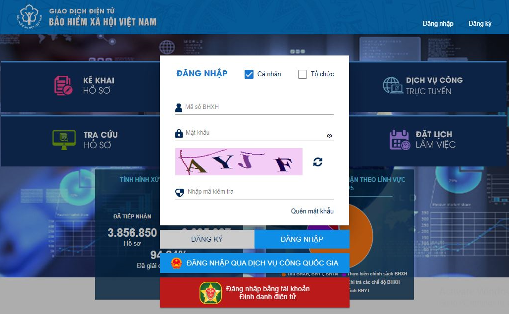kiểm tra CCCD đã cập nhật vào BHXH