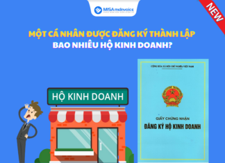 Một cá nhân được đăng ký thành lập bao nhiêu hộ kinh doanh? Một cá nhân được đăng ký thành lập bao nhiêu hộ kinh doanh?
