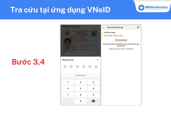 Tra cứu tại ứng dụng VNeID