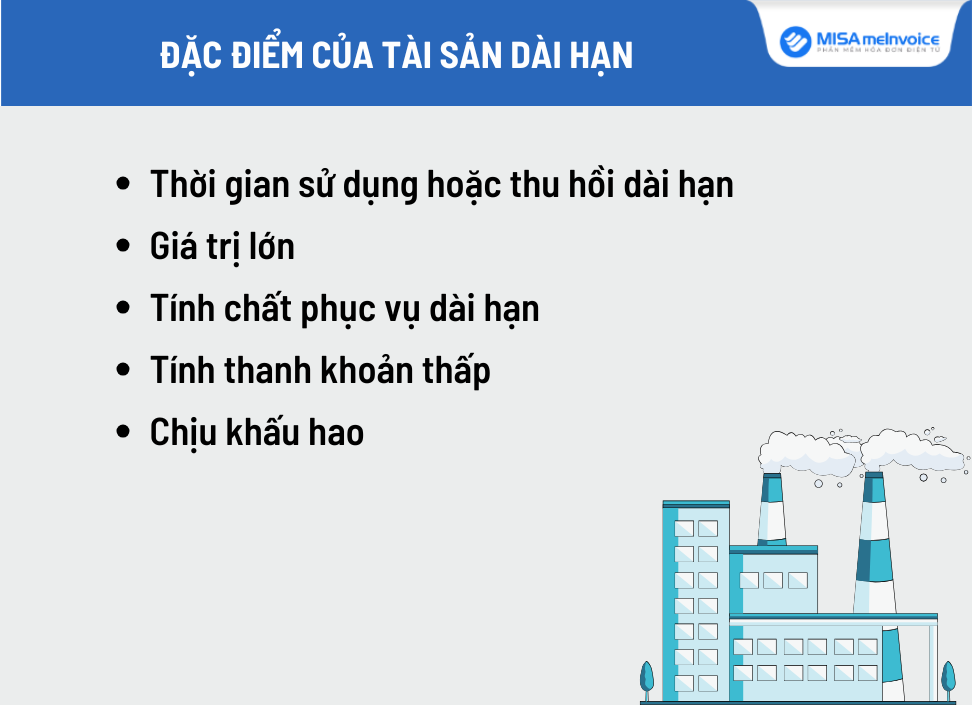 tài sản dài hạn gồm