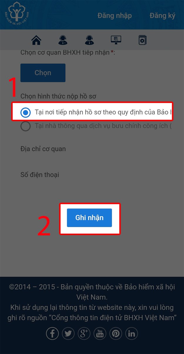 cách đăng ký vssid trên điện thoại