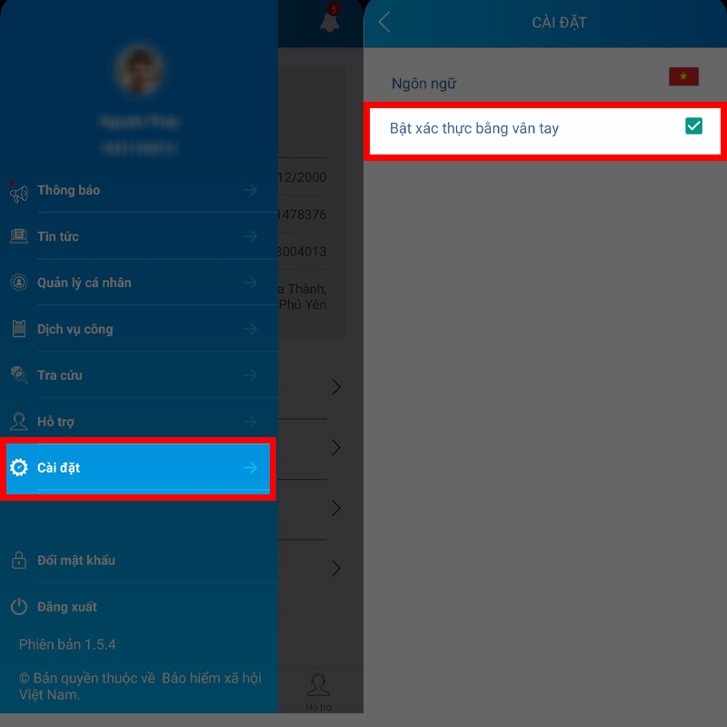 hướng dẫn đăng nhập vssid