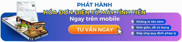 MISA meInvoice phát hành hóa đơn điện tử máy tính tiền ngay trên mobile