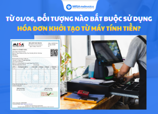 Từ 01/06, đối tượng nào bắt buộc sử dụng hóa đơn khởi tạo từ máy tính tiền?