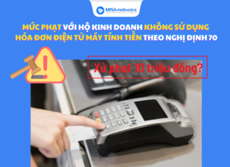 Mức phạt với hộ kinh doanh không sử dụng hóa đơn điện tử máy tính tiền theo Nghị định 70/2025/NĐ-CP Mức phạt với hộ kinh doanh không sử dụng hóa đơn điện tử máy tính tiền theo nghị định 70