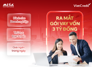 MISA HỢP TÁC VIETCREDIT RA MẮT GÓI HỖ TRỢ VỐN TÍN CHẤP HẠN MỨC 3 TỶ ĐỒNG CHO DOANH NGHIỆP VIỆT