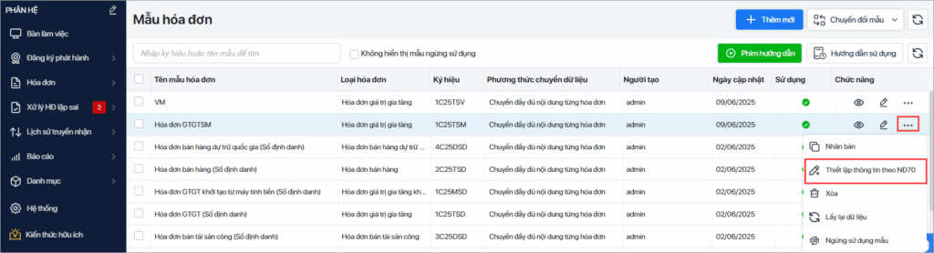 bổ sung thông tin CCCD trên mẫu hóa đơn