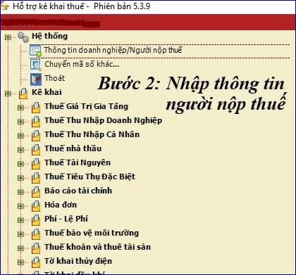 Hướng dẫn kê khai thuế hộ kinh doanh cá thể trên htkk