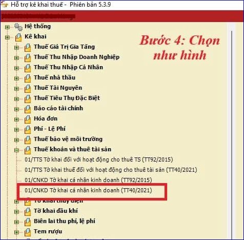 Hướng dẫn kê khai thuế hộ kinh doanh cá thể trên htkk