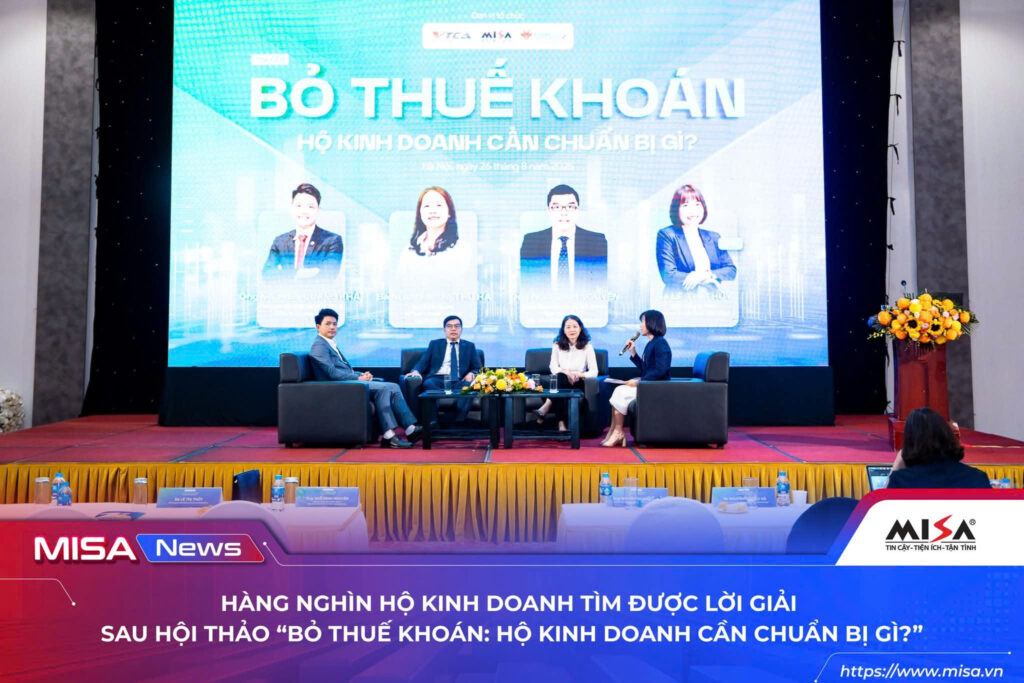 Hội thảo "Xóa bỏ thuế khoán: Hộ kinh doanh cần chuẩn bị gì?"