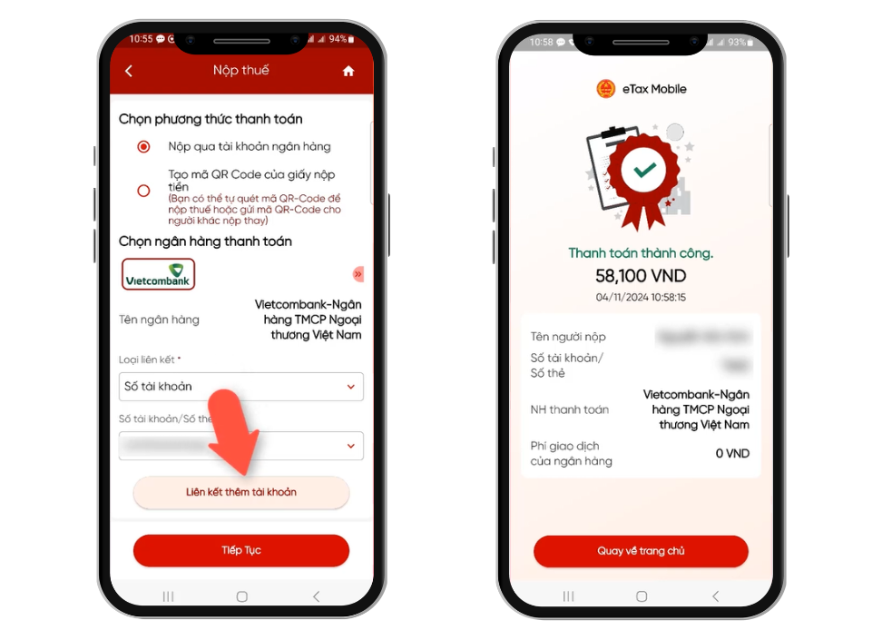 Hướng dẫn chi tiết hộ kinh doanh thanh toán nộp thuế trên ứng dụng eTax mobile