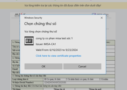 ký đơn CTS