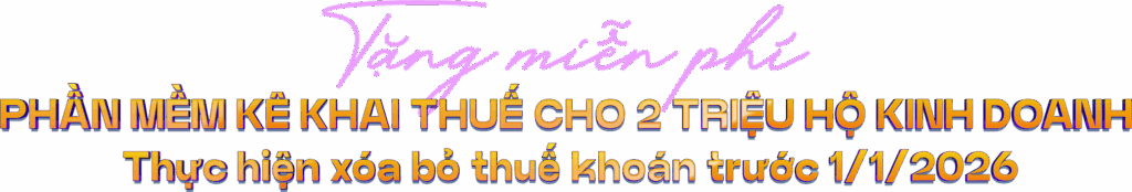 tặng miễn phí phần mềm khai thuế