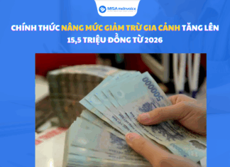 Chính thức tăng mức giảm trừ gia cảnh lên 15,5 triệu đồng từ 2026 nâng mức giảm trừ gia cảnh thuế TNCN