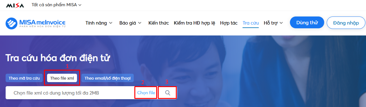 tra cứu hóa đơn điện tử trên MISA meInvoice