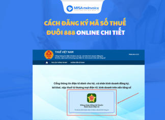 Cách đăng ký mã số thuế đuôi 888 online CHI TIẾT cách đăng ký mã số thuế đuôi 888