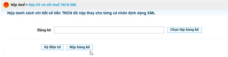 chọn nộp thuế