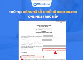 Thủ tục đóng mã số thuế hộ kinh doanh online & trực tiếp đóng mã số thuế hộ kinh doanh