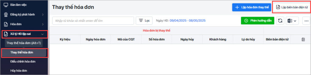 lập biên bản điện tử