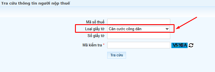 loại giấy tờ