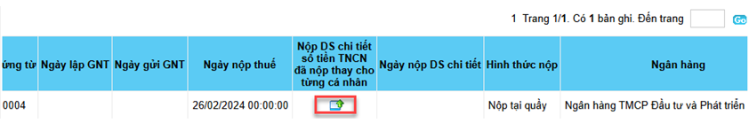 nộp tại kênh khác