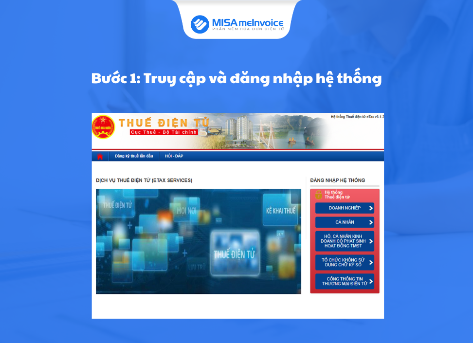 truy cập và đăng nhập