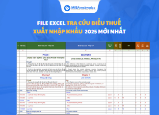 File Excel tra cứu biểu thuế xuất nhập khẩu biểu thuế xuất nhập khẩu