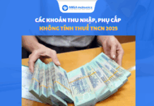 Các khoản thu nhập, phụ cấp không tính thuế TNCN 2026 các khoản thu nhập không tính thuế TNCN