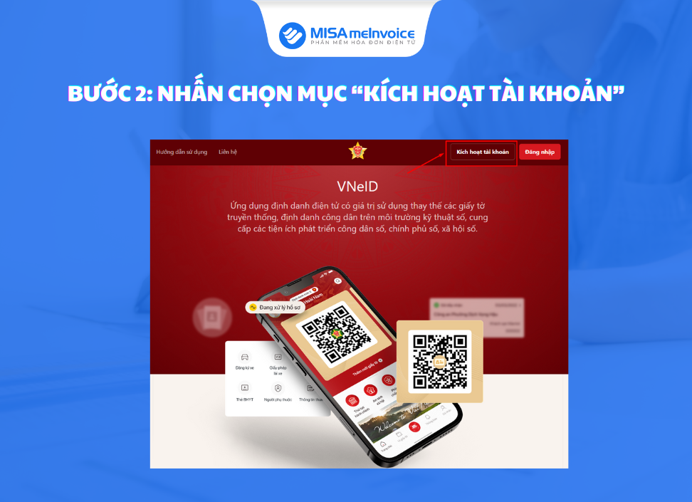 kích hoạt tài khoản