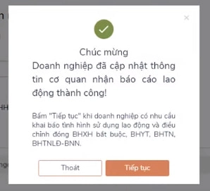 nộp báo cáo tình hình sử dụng lao động
