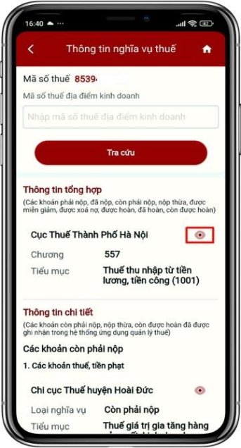 tra cứu nợ thuế doanh nghiệp trên etax