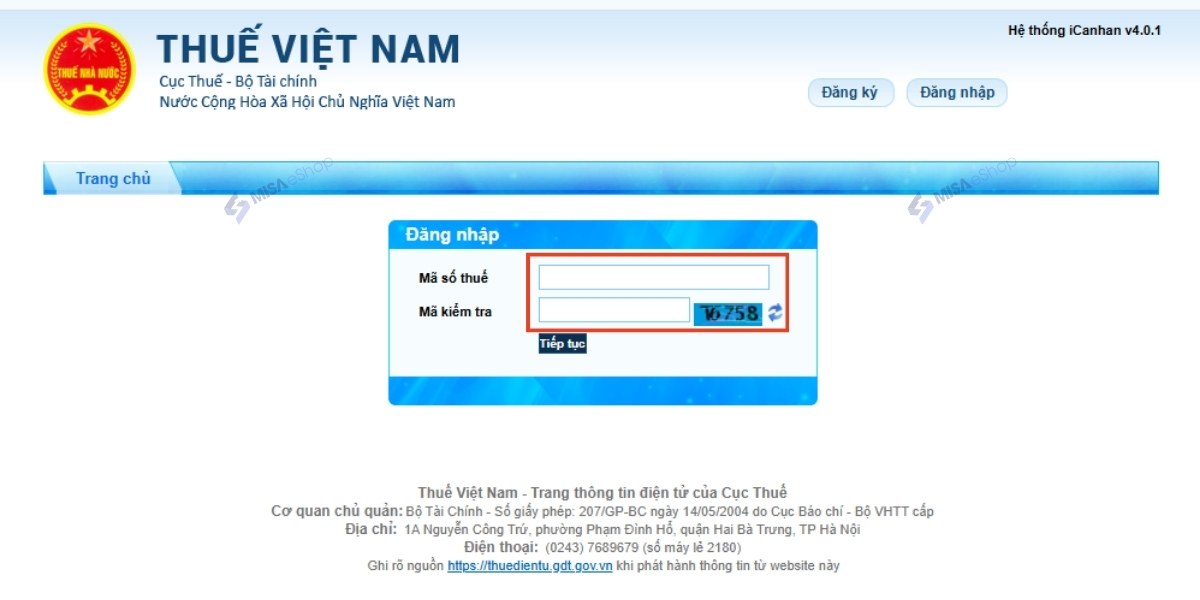 Tra cứu nợ thuế HKD trên Cổng thông tin điện tử Cục Thuế