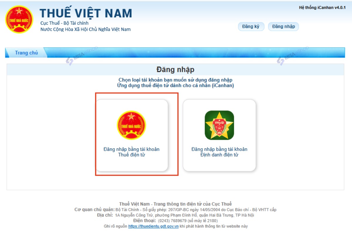 Tra cứu nợ thuế HKD trên Cổng thông tin điện tử Cục Thuế