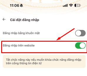 xác nhận đăng nhập